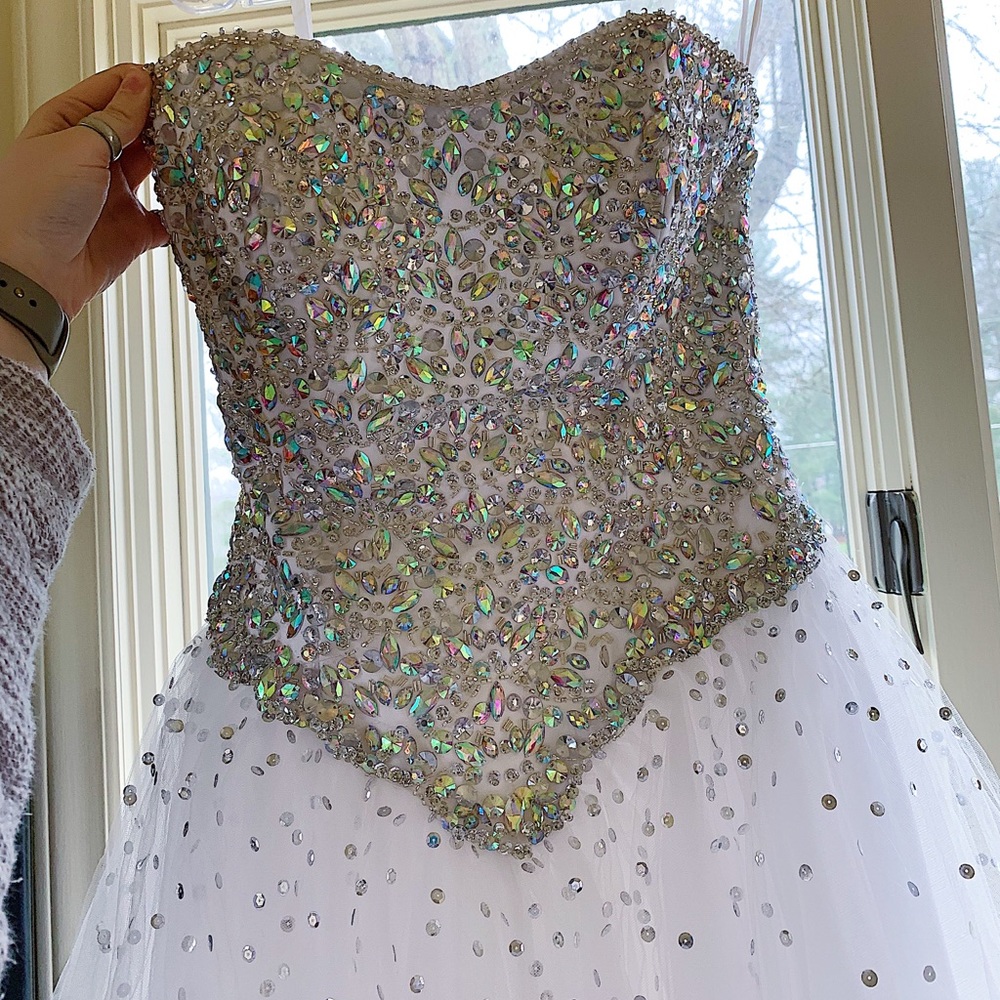 White Prom Dress